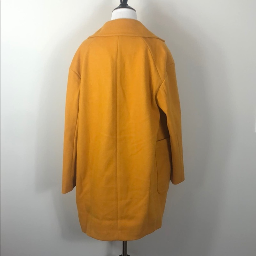 Topshop Carly Coat Yellow New Without Tags - Picture 5 of 7